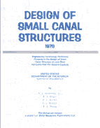 DESIGN OF SMALL CANAL STRUCTURES Book image