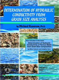 DETERMINATION OF HYDRAULIC CONDUCTIVITY FROM GRAIN SIZE ANALYSIS Book image